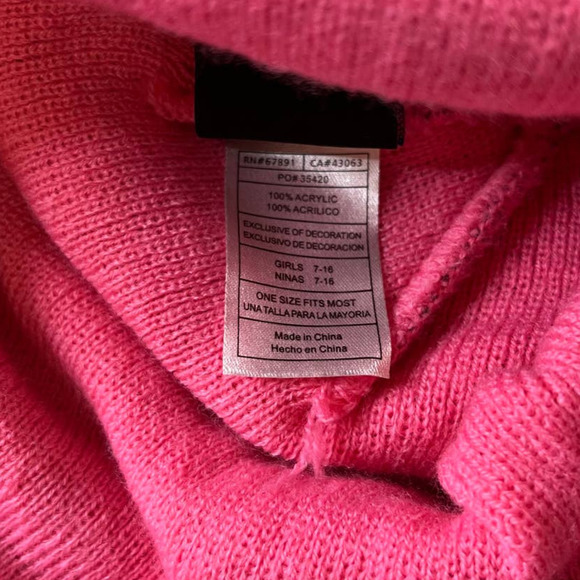 NWT NFL Football Denver Broncos Youth Girls Winter Knit Flapper Beanie Cap Hat - Picture 6 of 6